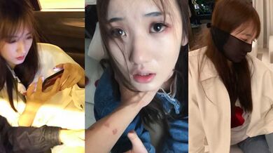 淫荡眼镜骚熟女！驾车户外自慰！开档黑丝肥逼，夹子夹住阴蒂，跳蛋双洞齐开，手指猛扣太骚了